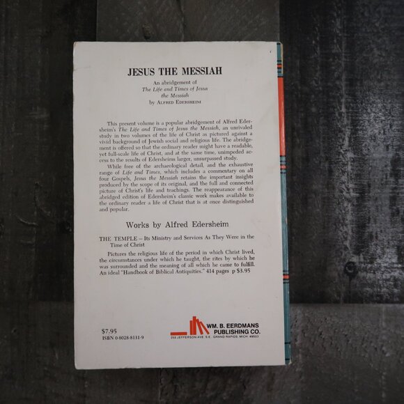 Jesus the Messiah Paperback Alfred Edersheim 1979 Paperback - Picture 3 of 8